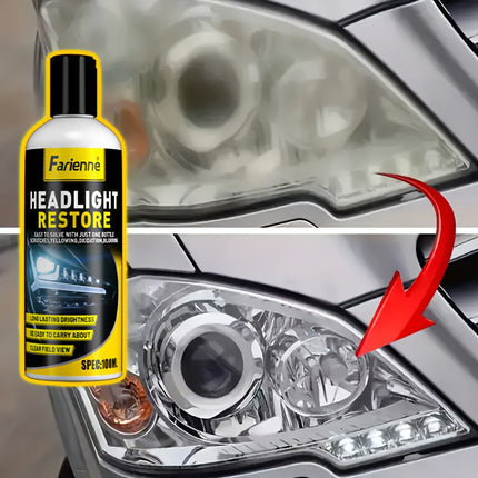 Professional Headlight Restorer - Remove Yellowing, Oxidation & Foggy Car Headlights