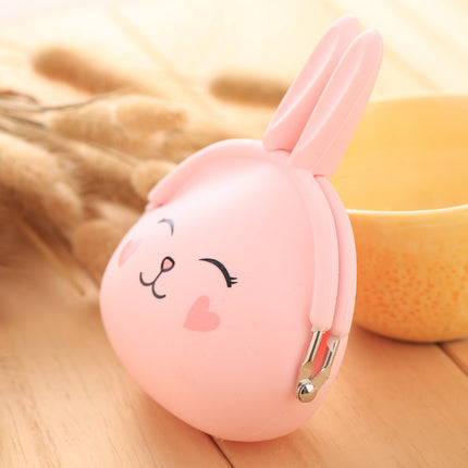 Cartoon silica gel zero purse Korean lovable rabbit zero purse candy