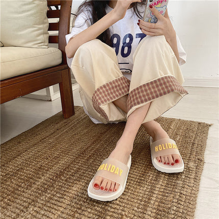 Simple female slippers