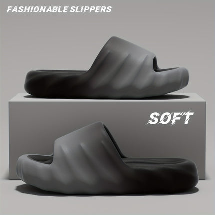 2 pcs set Men'S/Women'S Home Shoes, Indoor Slippers Suitable for Outdoor Use, Thick-Soled Comfortable