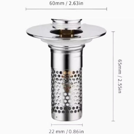 Wash Basin Drain Cap Filter Washbasin Sink Drainer Deodorant Mesh Basin Universal