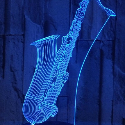 7 color lamp children 3d visual LED night light