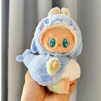 Light Blue Shark Baby Two-Piece Set / Not Include Dolls