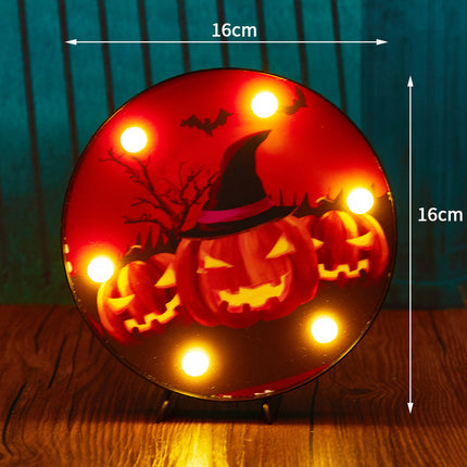 Halloween Decoration LED Light Pumpkin Ladybug Bat Head Outdoor Decorative Modeling Lights