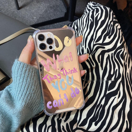 Japan And South Korea I Mirror Letter Mobile Phone Case Ideas