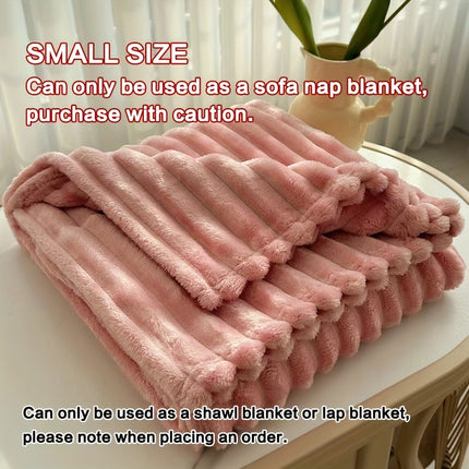 Classic Stripe Pattern - Striped Flannel Fleece Blanket Ultra-Soft, Lightweight - Multi-Color