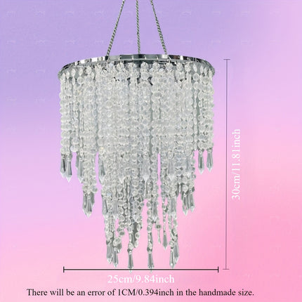 Essential Party Wedding Decorations: Creative Lightless Hanging Chandelier for Birthday and Ball Scenes