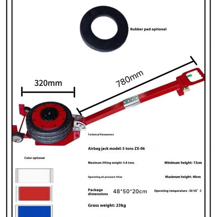 Pneumatic Jack Portable Mechanical Maintenance