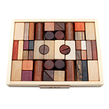 Assembled wooden educational toys