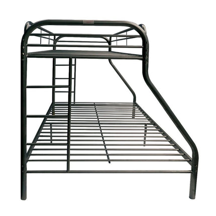 78" X 54" X 60" Twin Over Full Purple Metal Tube Bunk Bed