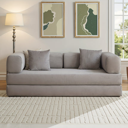 Sofa Bed, Folding Floor Couch,CompressedConvertable Sleeper Sofa,Memory Foam Couch