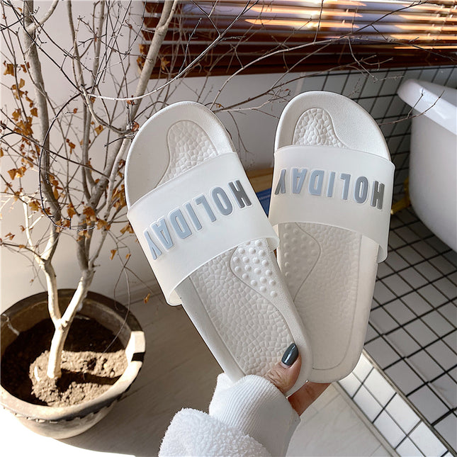 Simple female slippers