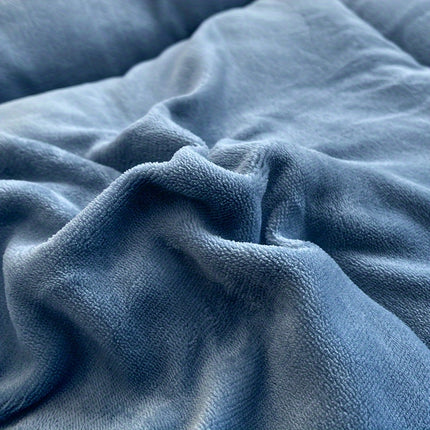 1pc Solid Color Thick Soft Comforter Lamb Quilt, Ultra Breathable All Season Cover Quilt Double-Sided,