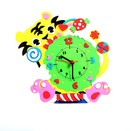 Handmade Materials Diy To Make Children's Creative Clocks