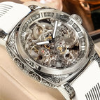 Silvery White