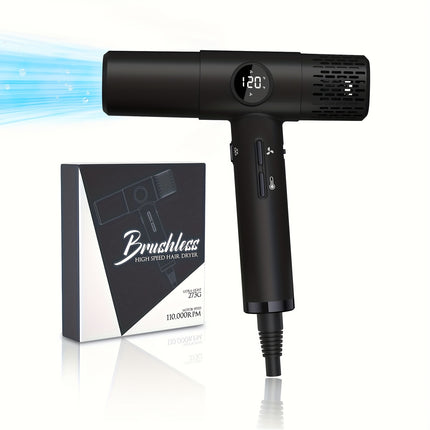 High-Speed Powerful Hair Dryer with LED Display and Safety Lock | Suitable for Salon Use,