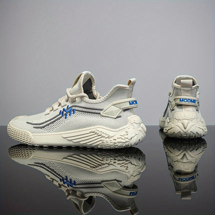 Men's low-top round-toe sports shoes, rubber insoles, shock-absorbing, anti-slip,