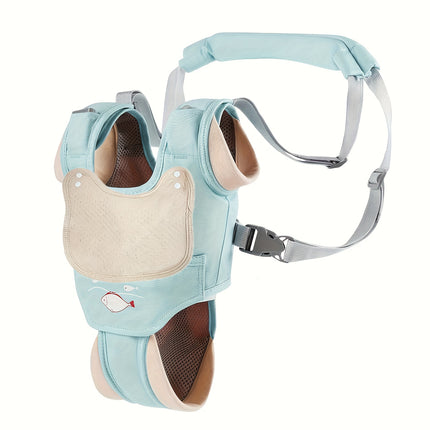 A One-Piece Walking Harness with a Handheld Walking Aid Strap, Adjustable Safety Harness