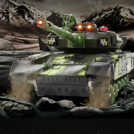 Remote control of tank toy car can launch tracked cross-country vehicle