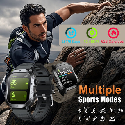 GWENLAND New Smart Watch for Men 5.11 cm Big Screen Display Wireless Make/Answer Call Watch,