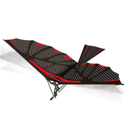 Double - wing rubber - powered aircraft