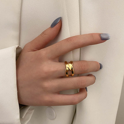 Stylish Geometric Open Ring