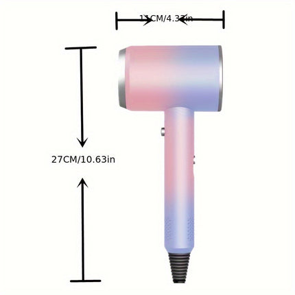 Portable High-Power Hair Dryer for Home And Dormitory Use, Quick-Drying, Available in Pink And Gray,