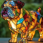 Bulldog Standing Posture / Button Battery