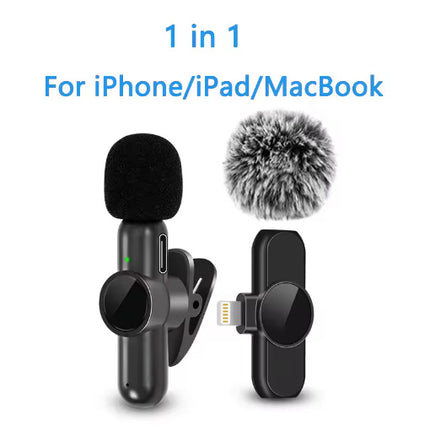 K3 Wireless Collar Clip Microphone Live Mini Interview Sound Recording Microphone