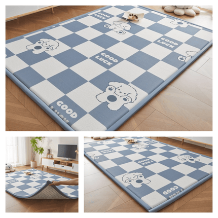 Soft and Breathable Machine-Washable Floor Mattress Pad, Japanese Tatami Mat, Portable Foldable Summer Sleeping