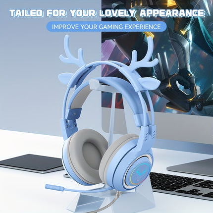 Detachable & Surround Sound - Fashionable Cute Design for Girls - Perfect Mini Size Game Headset