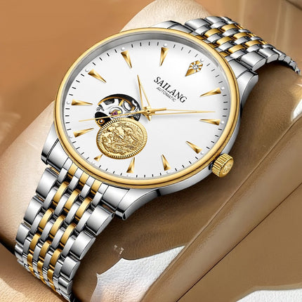 Sailang Men's Skeleton Automatic Mechanical Watch