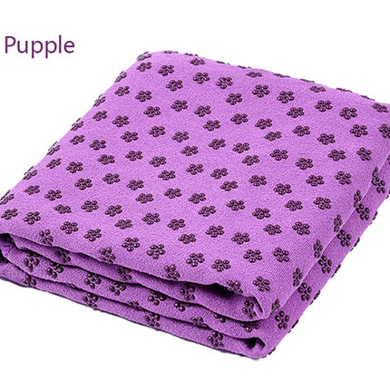 Non Slip Yoga Mat Cover Towel Anti Skid Microfiber Yoga Mat Size 183cm*61cm 72''x24'' Shop Towels Pilates Blankets Fitness