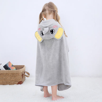 MICHLEY Baby Polyester Brocade Bath Towel Children's Soft Absorbent Beach Towel Children With Hood Bath Towel Can Add Logo