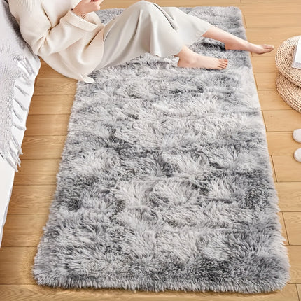 Sponge Fine Thick Fluffy Mat, Soft Bedroom Fluffy Mat, Non-Slip Soft Plush Bedside Mat,