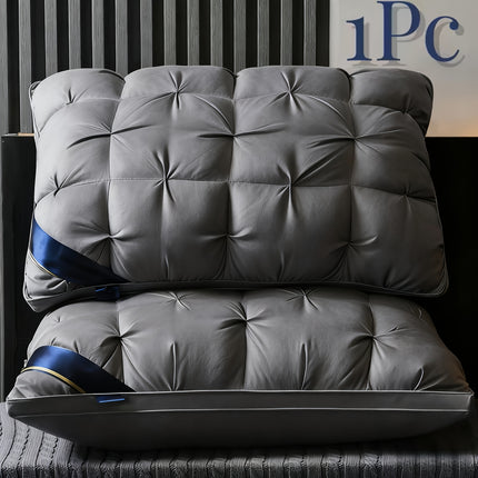 2pcs/1pc Luxury 5-Star Hotel Quality Pillows - 800g Deep Sleep Neck Support