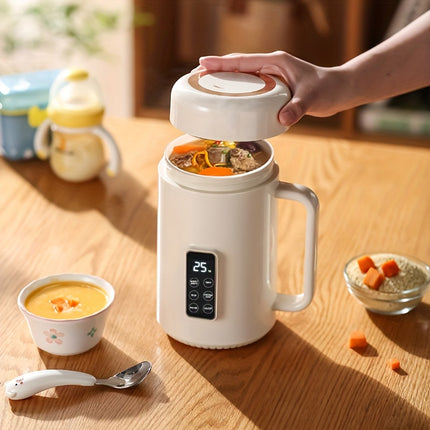 Portable Electric Heating Cup, Multifunctional Stewing Pot That Can Make Soup, Cook Rice