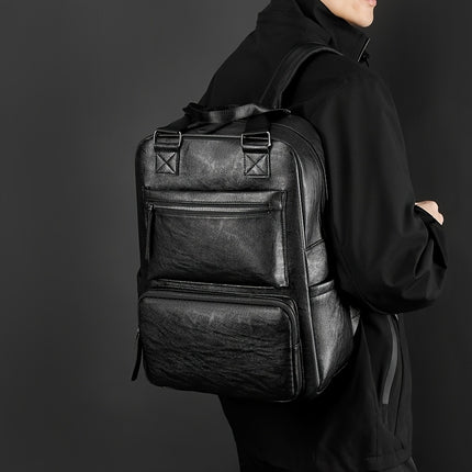 Unisex Casual Backpack - Large Capacity, Lightweight, Adjustable Straps, Zip Closure,