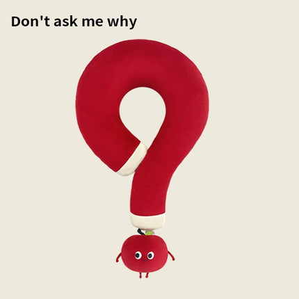 Sausage Dog Question Mark Neck Pillow Mascot U-shaped Pillow