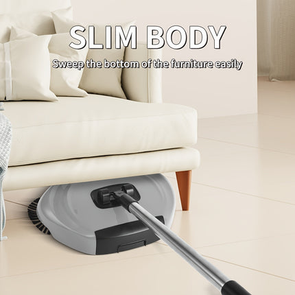 3-in-1 Manual Floor Cleaning System | Push Broom, Mop & Dustpan Combo for Hard Floors | Durable Plastic | Ideal for Bedrooms, Kitchens, Living Rooms | Efficient Sweeping and Easy Storage, Manual Cleaning System | Practical Cl