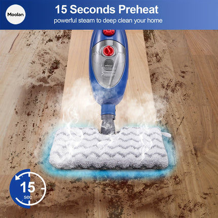 Floors 12 In 1 Steam Mop, Detachable Handheld Steamer Mop, Multipurpose Steam Cleaner