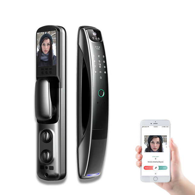 Fully Automatic Fingerprint Lock 3D Face Recognition Smart Password Lock
