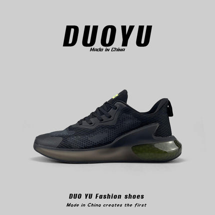 Men's Heavy-Duty White/Grey Low-Top Sneakers - Wide Width Available, Lightweight Breathable Sneakers