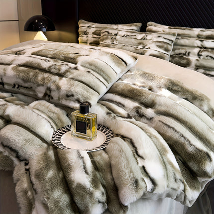 Rabbit Hair Blanket, Thick And Warm, Suitable For Winter Use, Soft, Comfortable And Fluffy