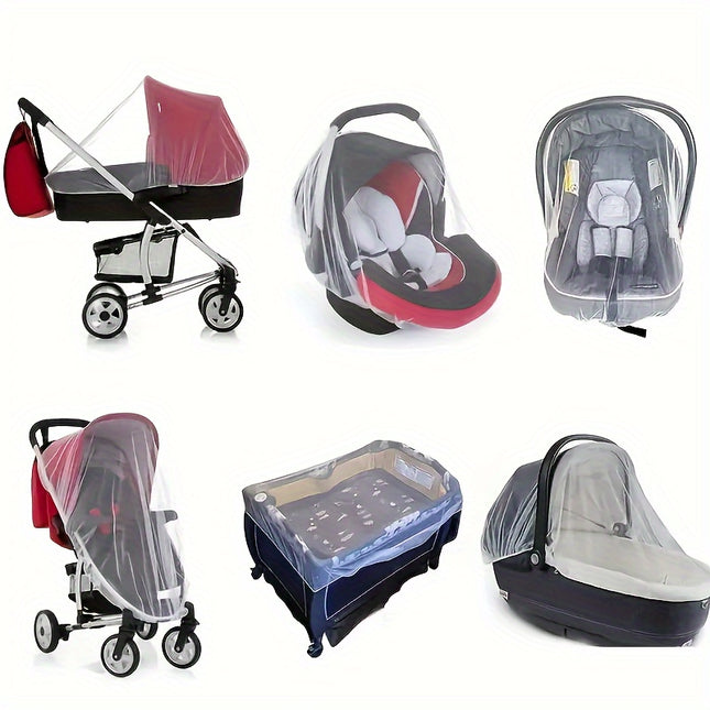 Protect Your From Insects - Portable & Durable Mosquito Nets for Strollers, Bassinets, Cradles & Mini Cribs