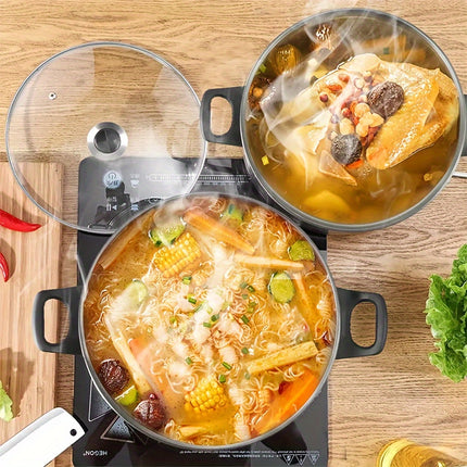 Non Stick, 6 Pcs Hybrid Stainless Steel Cookware Sets, Non Stick Frying Pans,