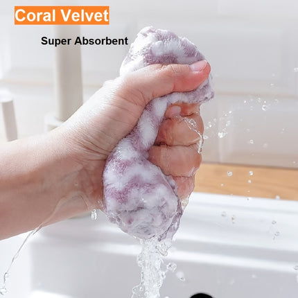 10 Pack Microfiber Cleaning Cloths & Reusable Kitchen Towels