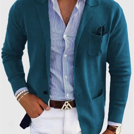 Business Casual Printing Fashionable Jacket Men