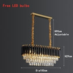 Elliptical 100CM / 12W tricolor bulb