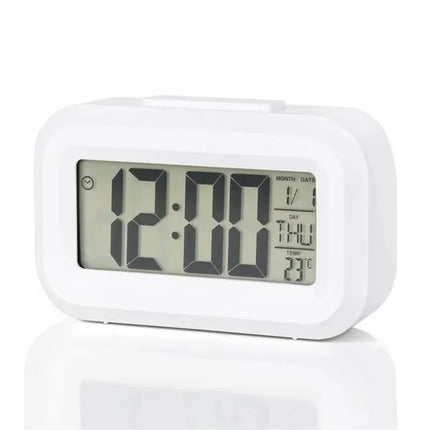 Mini Music Digital Alarm Clock Backlight Snooze Mute Calendar Desktop Alaways On Table Clocks Temperature Electronic LED Clocks